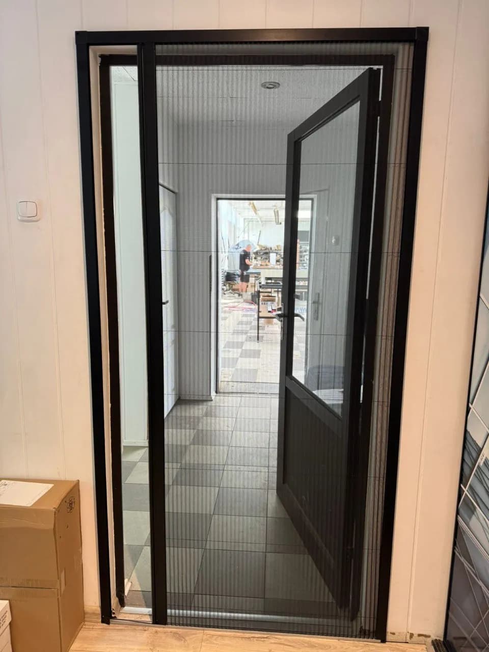 Moskitiera plisowana na drzwi balkonowe